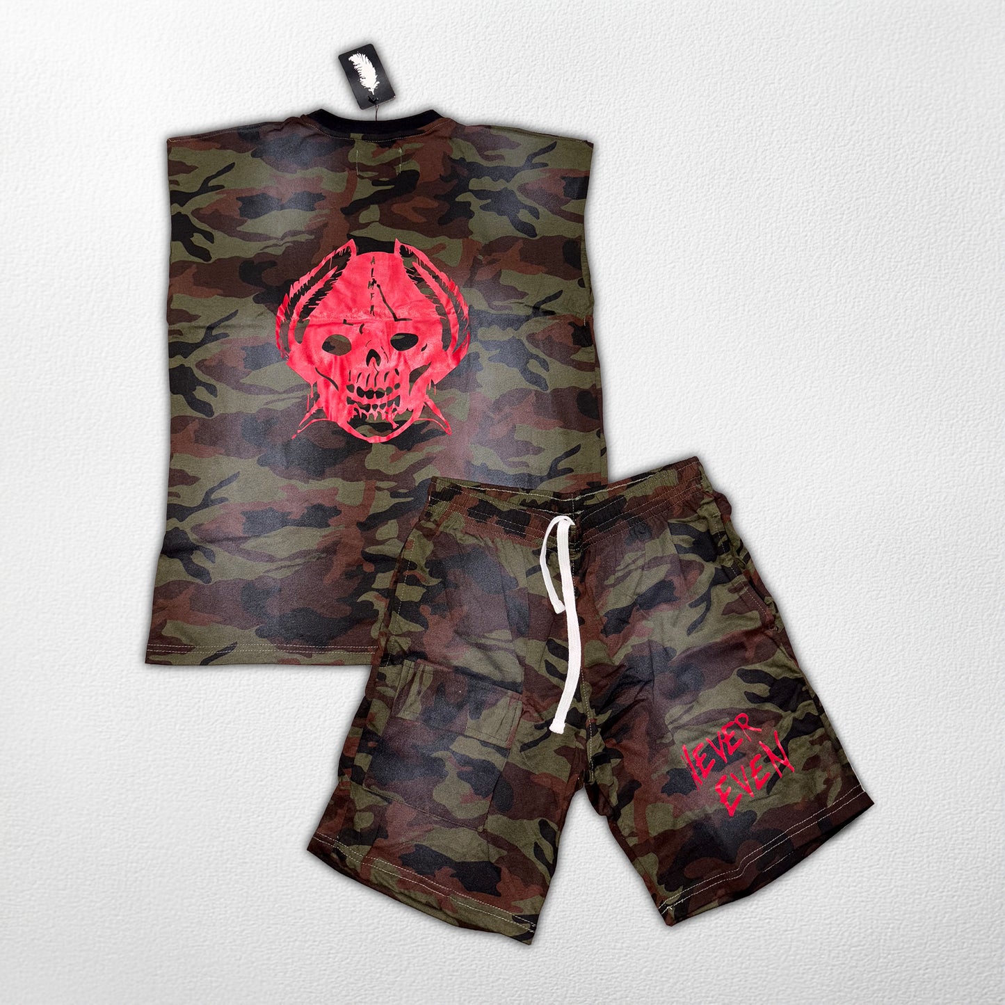 NEVER EVEN Set – Camo Blood Edition