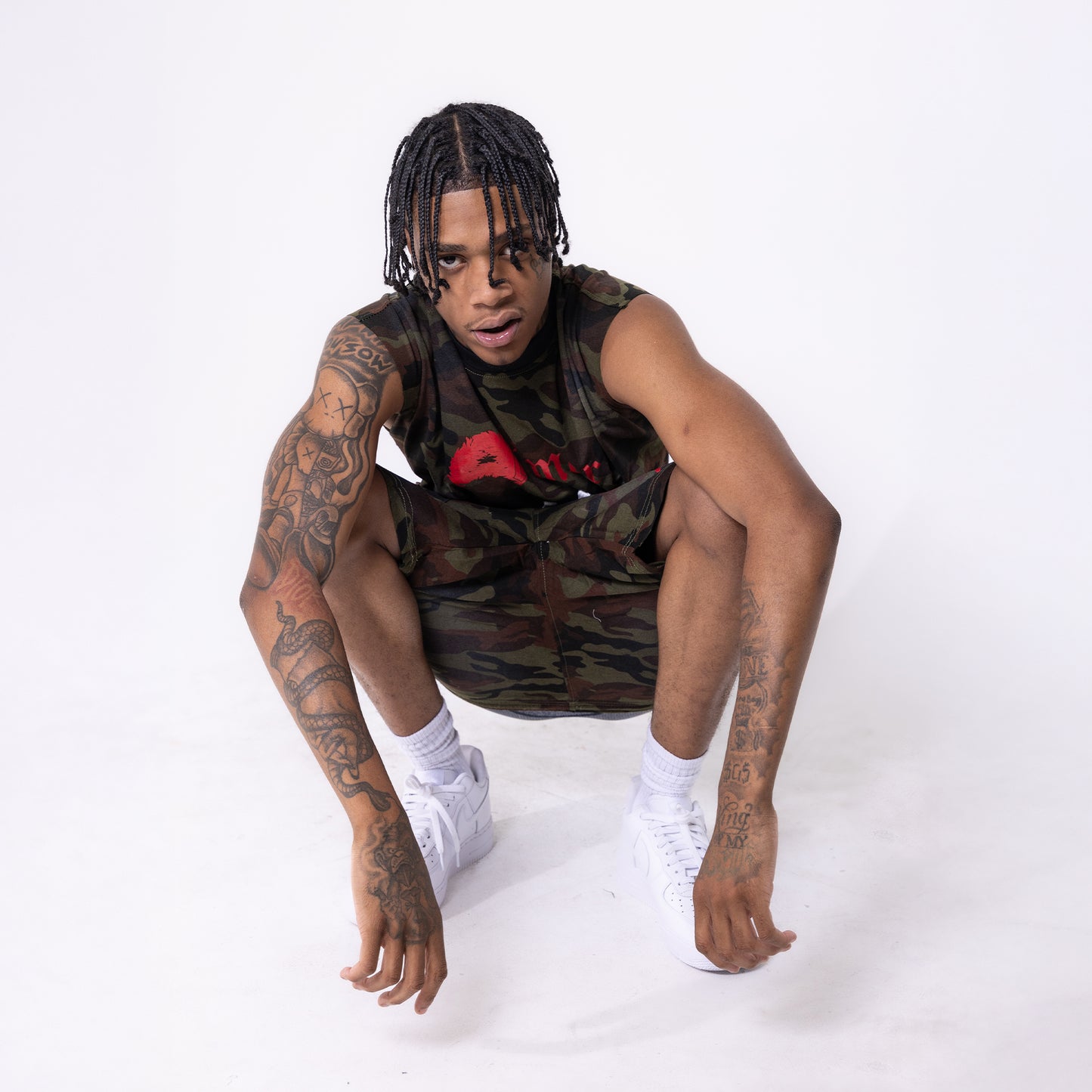 NEVER EVEN Set – Camo Blood Edition