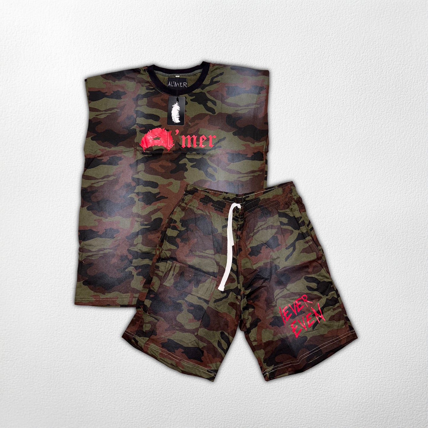 NEVER EVEN Set – Camo Blood Edition